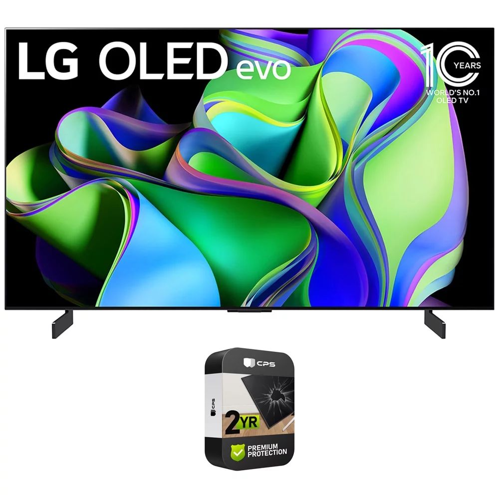 LG OLED65C3PUA OLED evo C3 65 Inch HDR 4K Smart OLED TV (2023 Model) Bundle with 2 YR CPS Enhance... | Walmart (US)
