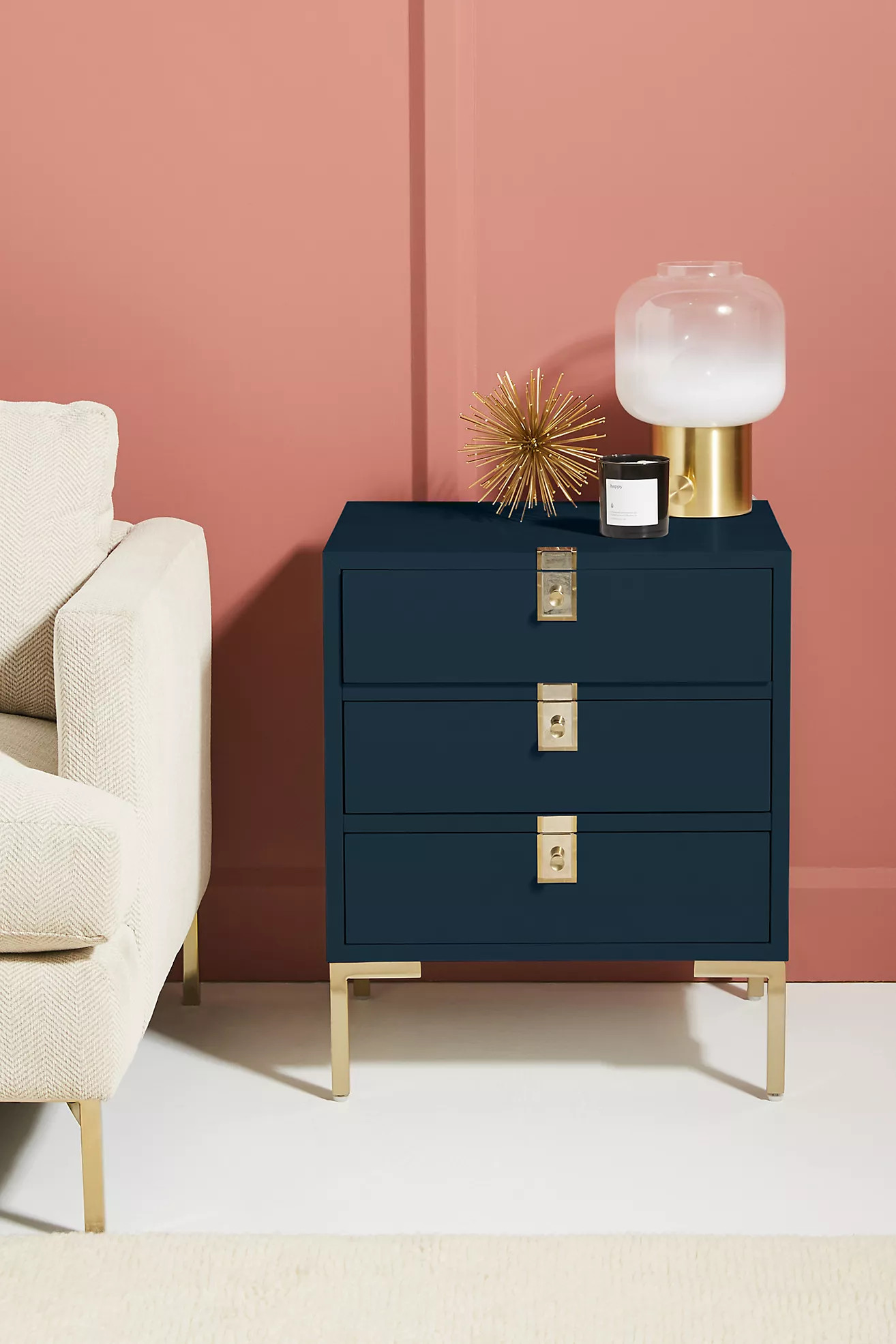 Ingram Three-Drawer Nightstand | Anthropologie (US)
