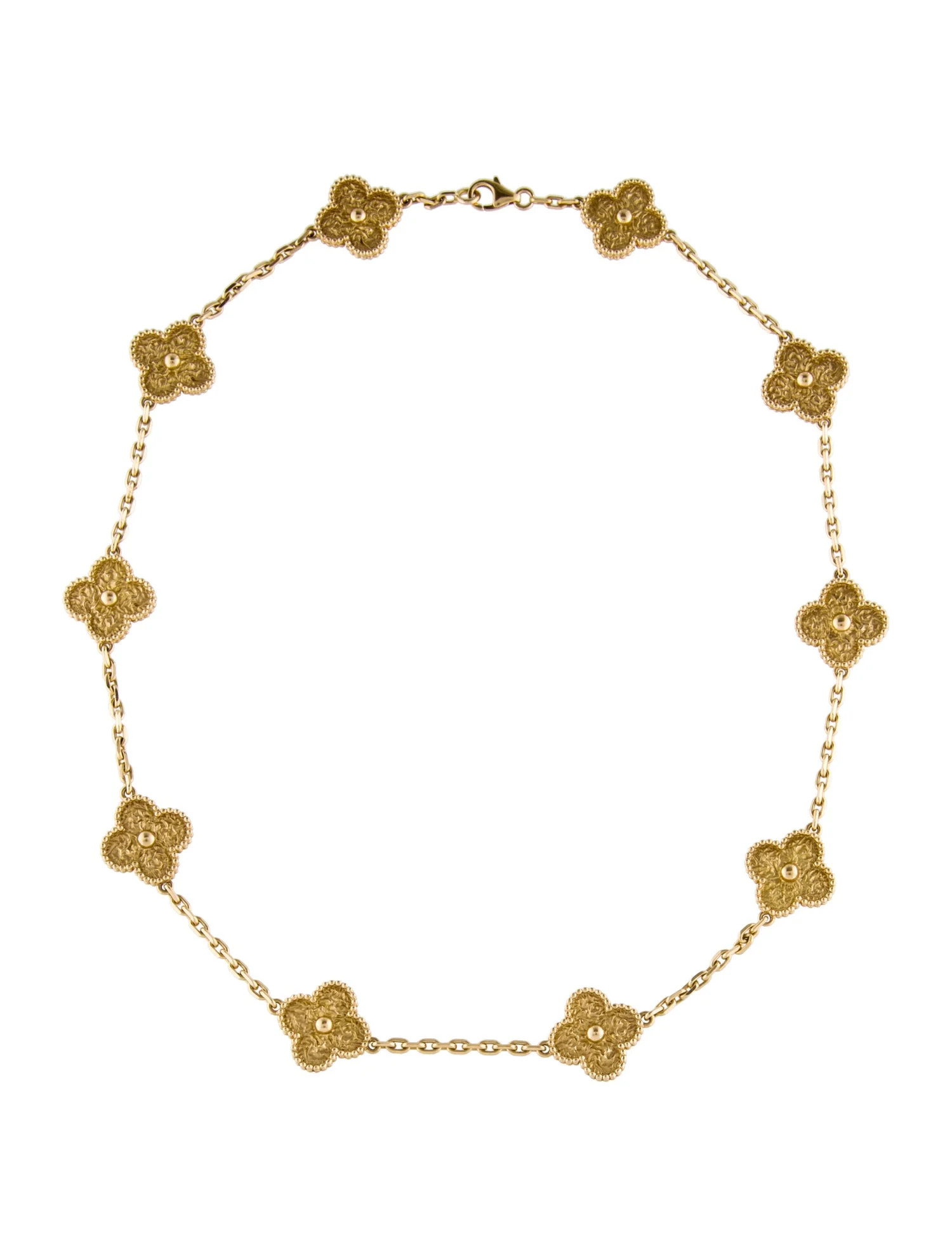 Vintage Alhambra Necklace, 10 Motifs | The RealReal