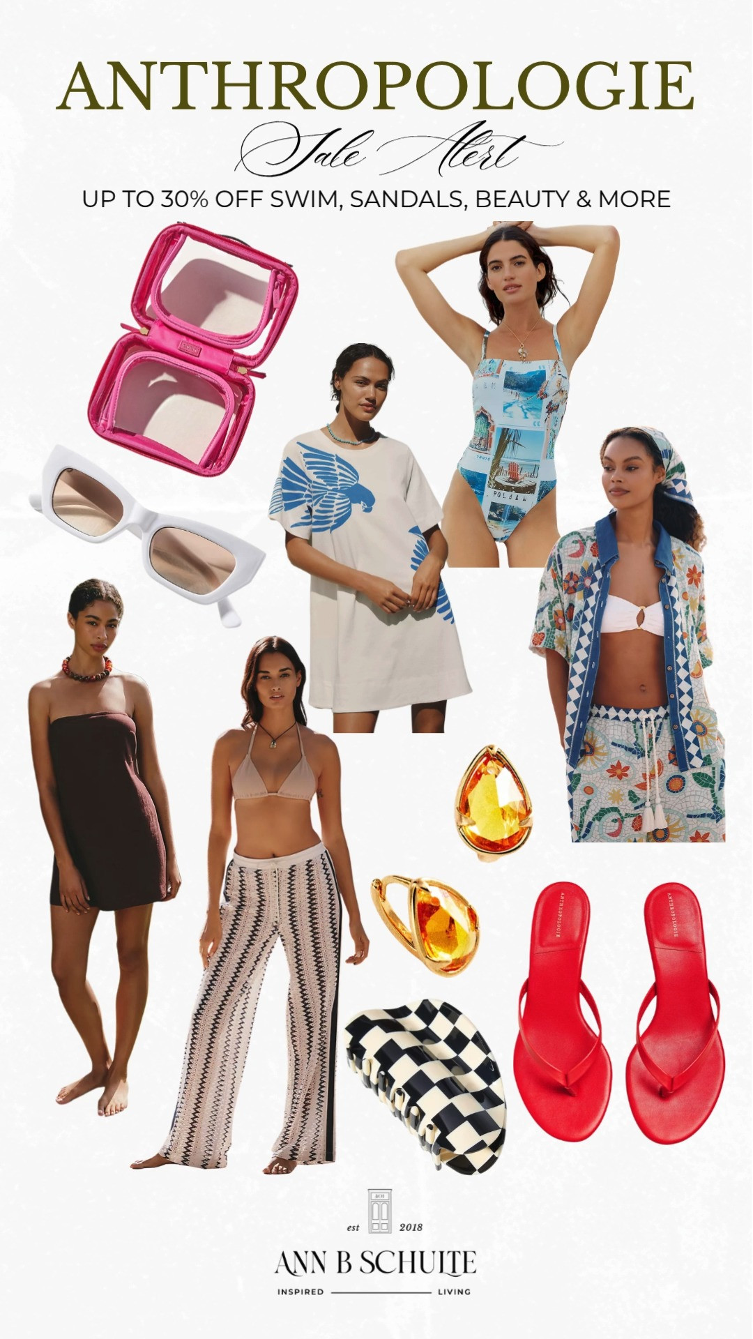 Sunshine plans just got cuter with Anthropologie favorites up to 30% off on swim, sandals, beauty, and more. Beach days and weekend strolls are officially covered ☀️🩴👜

#Anthropologie #SwimStyle #SummerSandals #BeautyFinds #BeachOutfits #VacationStyle #LTKStyle #SummerFashion #ResortWear #SaleFinds 

 #LTKootd #LTKSaleAlert #LTKTravel