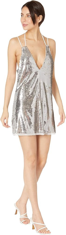 Free People Double Take Sequin Mini Dress      
 Nylon | Amazon (US)