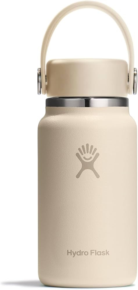 Hydro Flask Micro Bottle - Insulated Mini Leak Proof Flask for Purse or Pocket in 6.7 Oz Oat Tan | Amazon (US)
