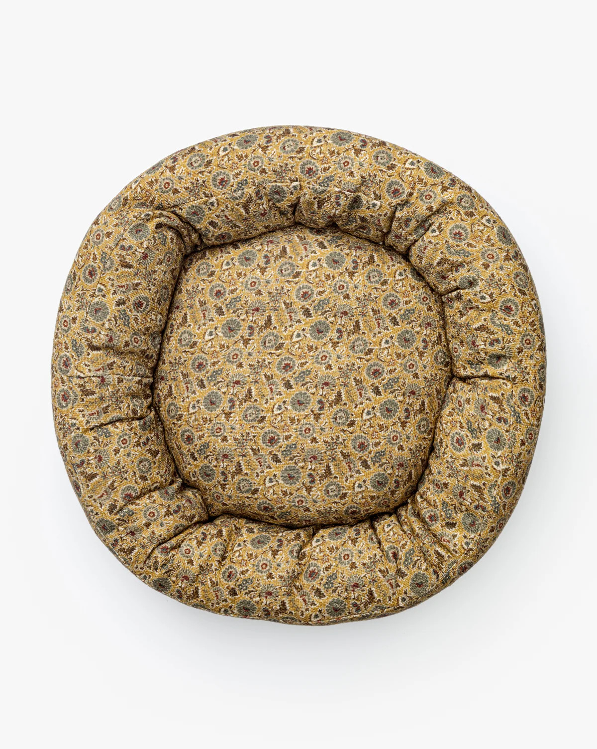 Cream Floral Printed Cotton Pet Bed | McGee & Co. (US)