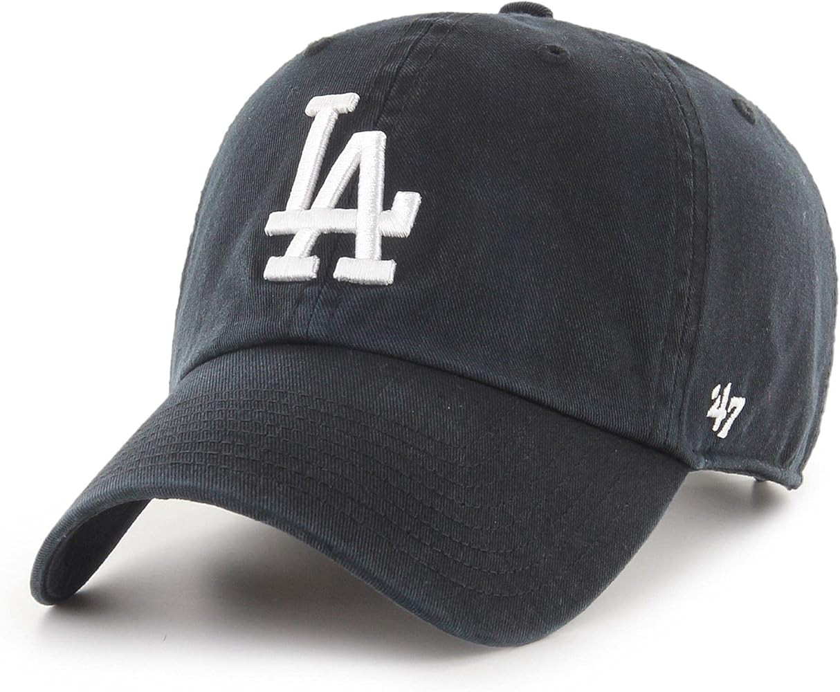 47 Los Angeles Dodgers Black MLB Clean Up Cap | Amazon (US)