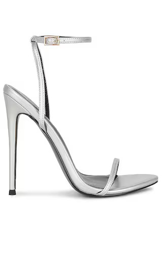 Niche Vegan Leather Sandal in Silver | Revolve Clothing (Global)