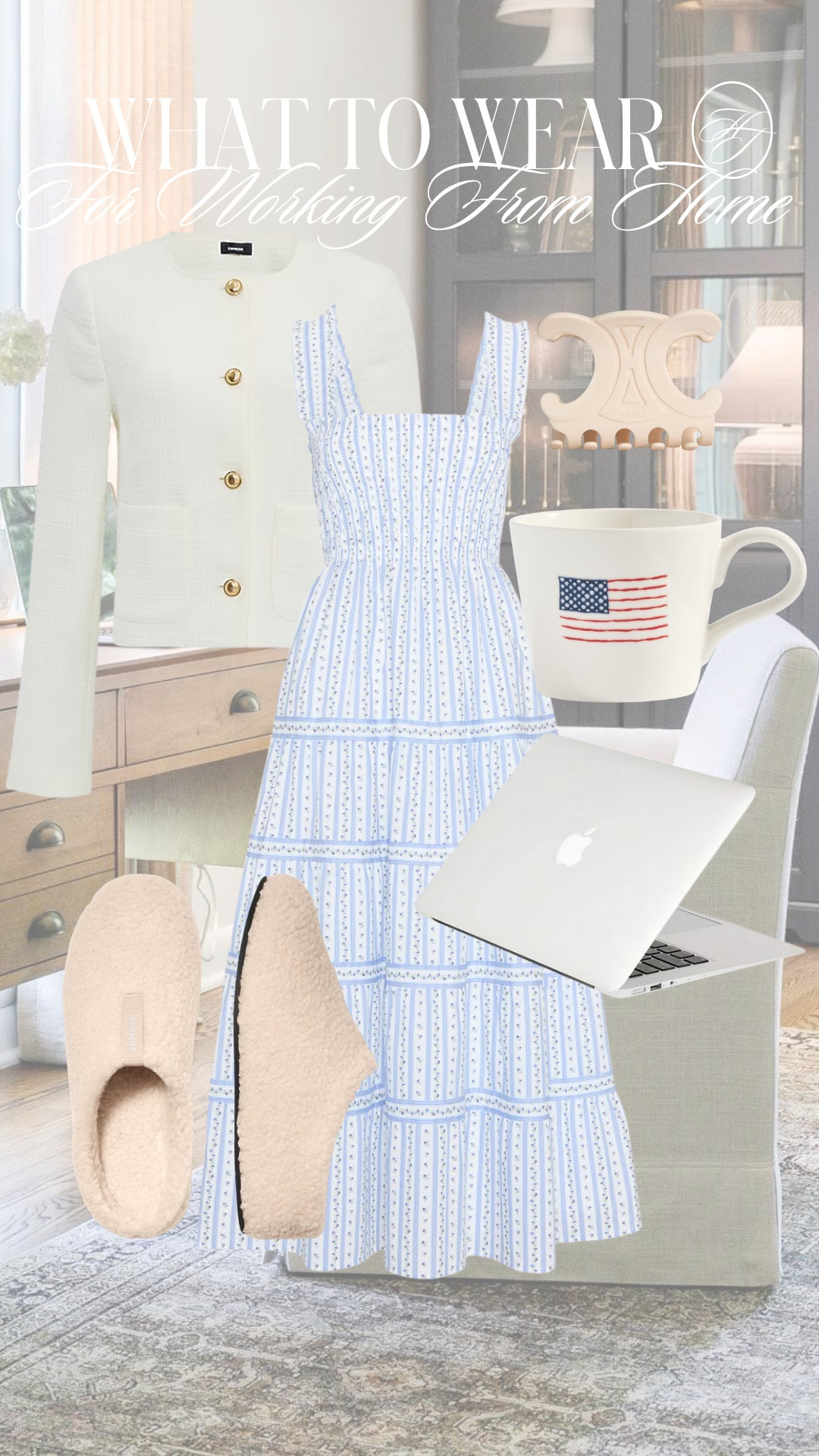 Working from home doesn't mean giving up on getting dressed. 🤍

This is my ideal WFH uniform for virtual meetings, content planning days, and getting things done around the house. The comfortable dress keeps things easy, while the structured cardigan instantly makes you feel pulled together for any Zoom call that pops up.

#WFHStyle #WorkFromHomeOutfit #MomStyle #WFHMom #EverydayOutfit #LTKWorkwear