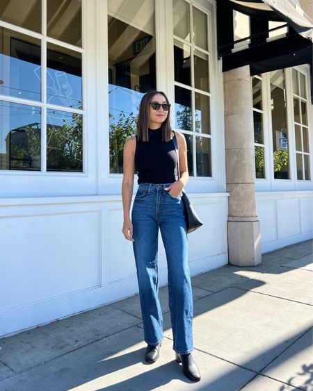 Transitional fall outfit - 25% off at Madewell 

Mock neck xs Madewell 
Wide leg jeans runs small in this wash! I usually wear 23 at Madewell and sized up 
Boots tts 

#LTKsalealert #LTKstyletip #LTKSale