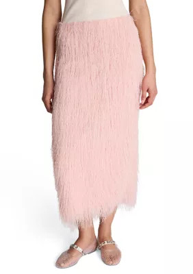Women's Eyelash Midi Skirt | Belk