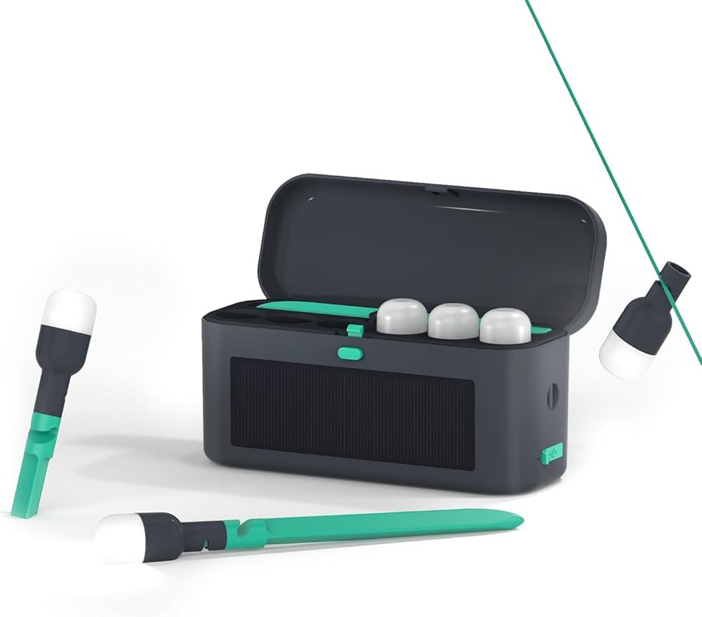 MPOWERD Luci Solar Site Lights: Stringless String Lights, Six Detachable Mini Camping Lights with... | Amazon (US)