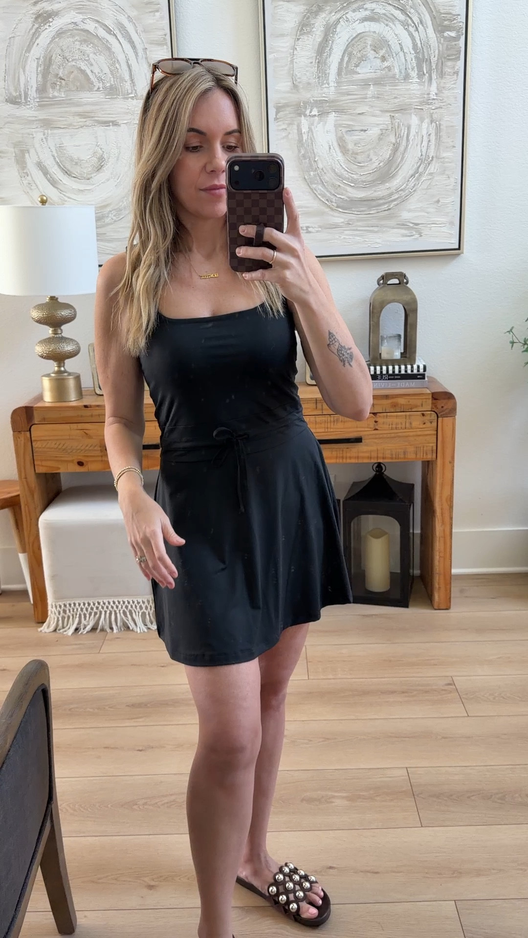 I sized up to medium because it was snug especially in the top. 

#LTKmomlife #LTKootd