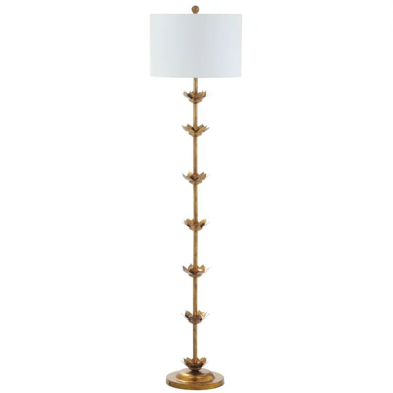 Safavieh Landen Leaf 63.5 in. H Floor Lamp, Antique Gold - Walmart.com | Walmart (US)