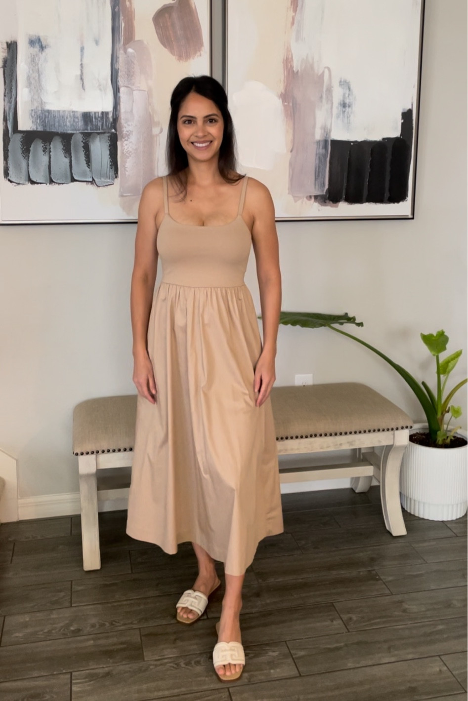 Fit & Flare Cami Dress
Summer dress 
Vacation dress 

#LTKFind #LTKstyletip #LTKunder50