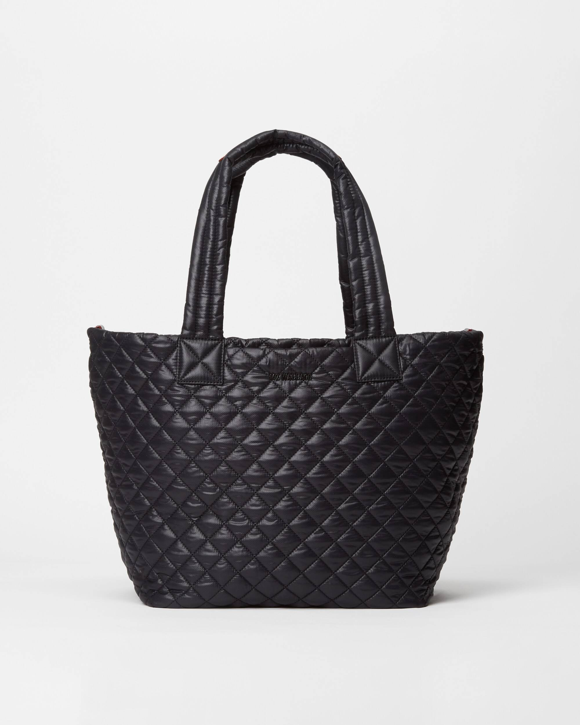 Black Rec Medium Metro Tote Deluxe | MZ Wallace