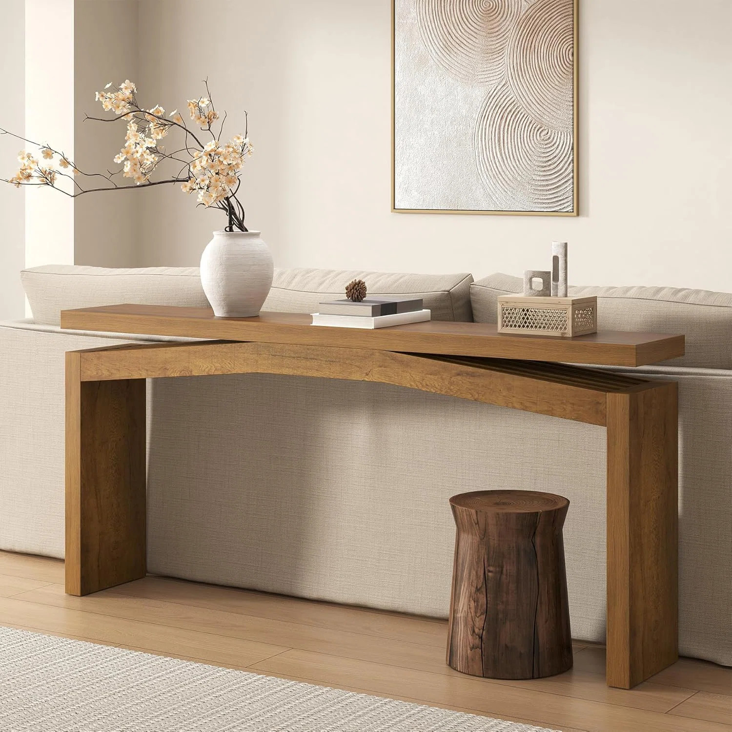 63-Inch Wood Console Sofa Table For Entryway Living Room | Wayfair North America