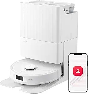 roborock Qrevo Plus Robot Vacuum and Mop with FlexiArm Design Edge Mopping, Self-Emptying, 10 mm ... | Amazon (US)