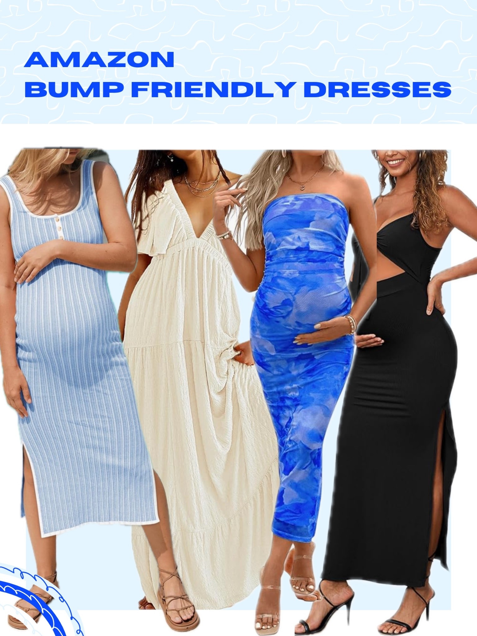 Amazon finds - bump friendly dresses for summer :) #bumpfriendly #maternity #maternitydress #pregnant #pregnancy#weddingdress #amazon#amazonfashion

#LTKStyleTip #LTKMidsize #LTKBump