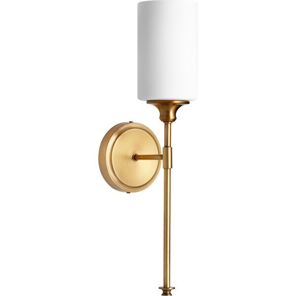 Celeste Aged Brass One-Light 5-Inch Wall Mount | Bellacor