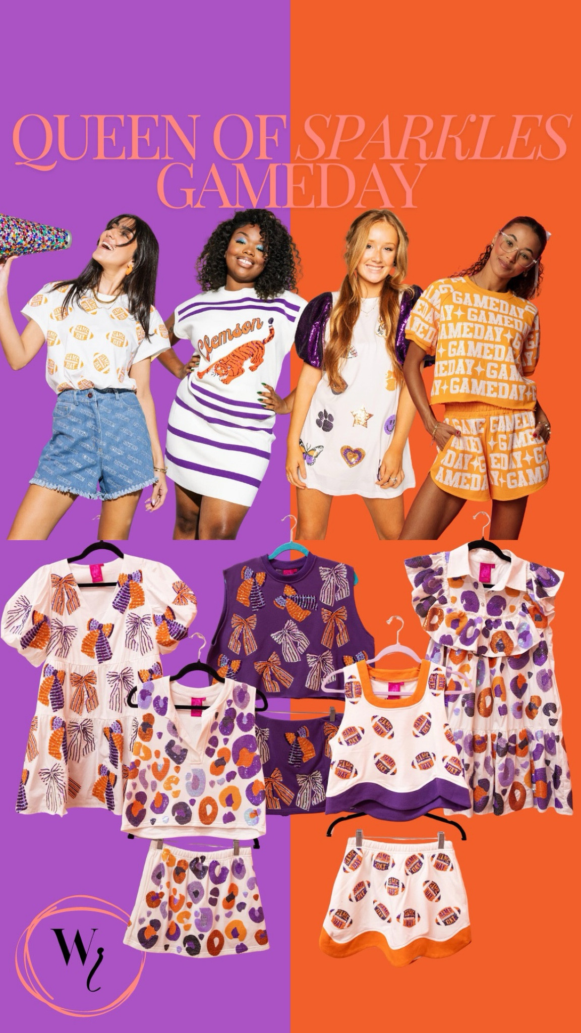 Purple and orange and white gameday finds 

#LTKFindsUnder50 #LTKStyleTip #LTKBacktoSchool