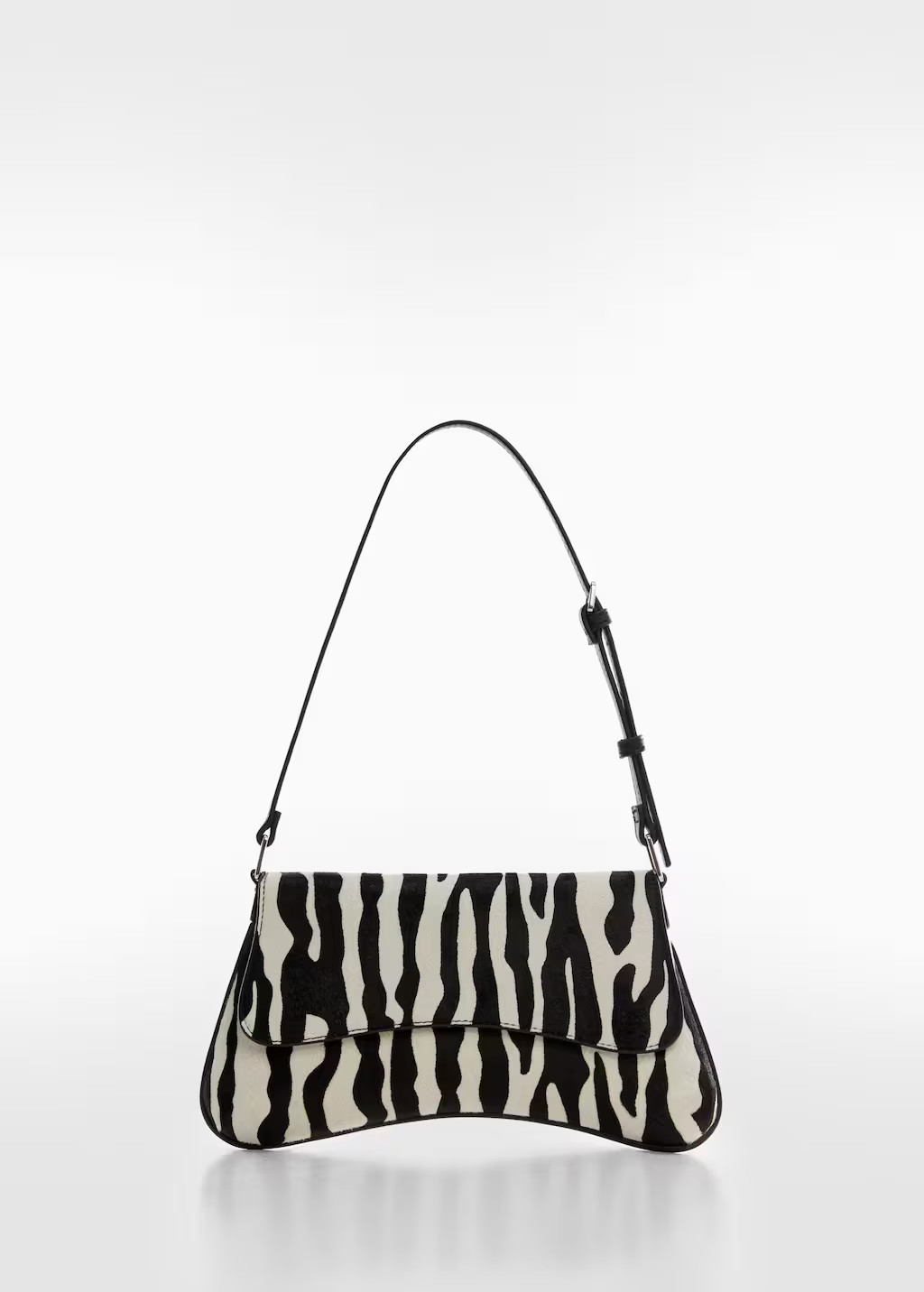 Flap leather bag | MANGO (UK)