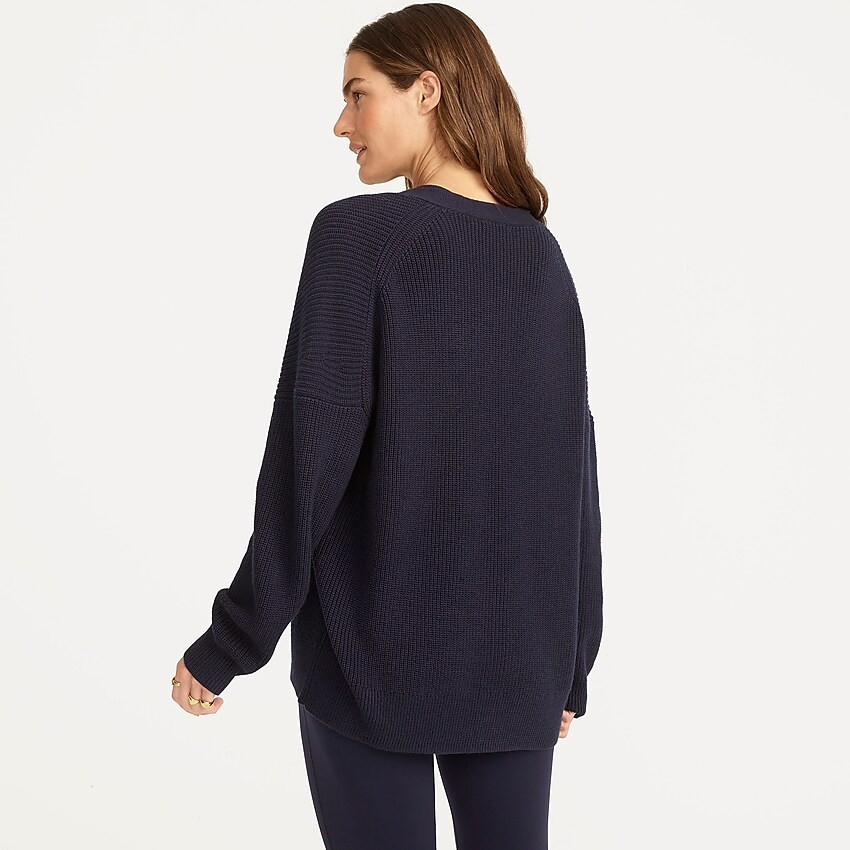 V-neck cotton-cashmere cardigan sweater | J. Crew US