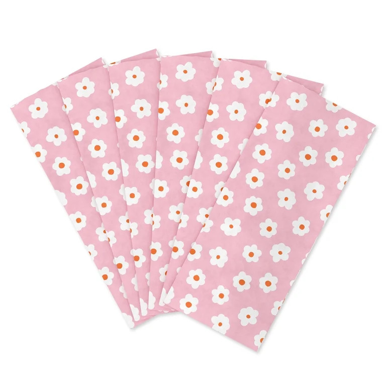American Greetings 20 in. x 20 in. Mother's Day Gift Tissue Paper, Pink Daisies (6 Sheets, 16.7 S... | Walmart (US)