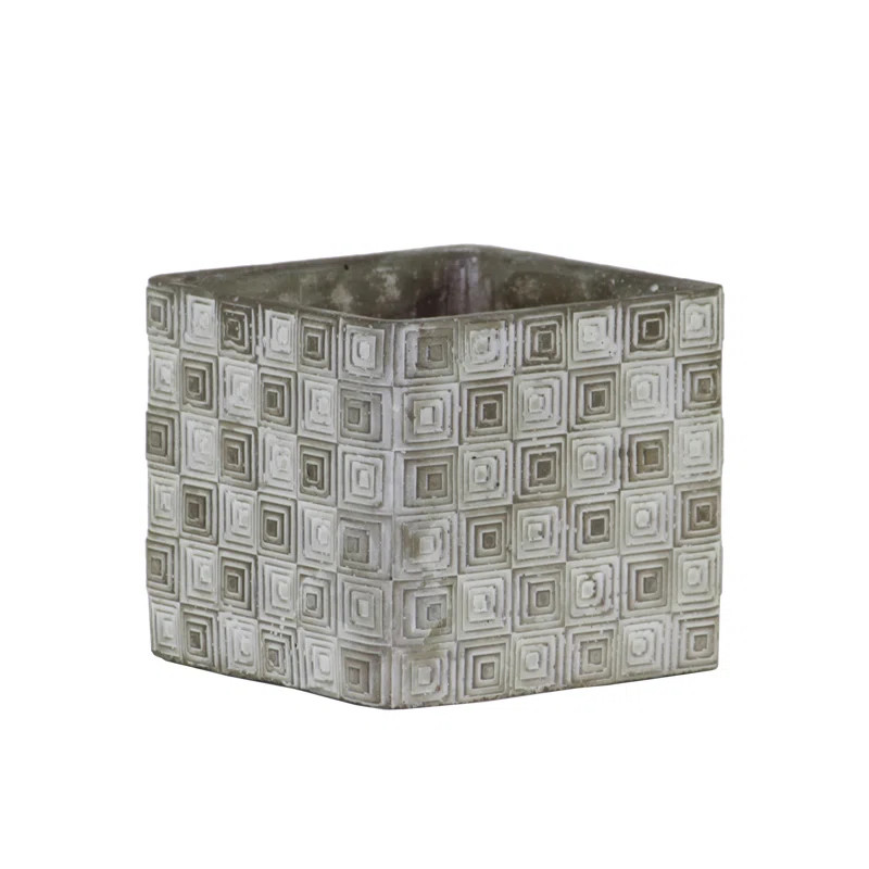 Friedrich Cement Short Square Design Body LG Planter Box | Wayfair North America