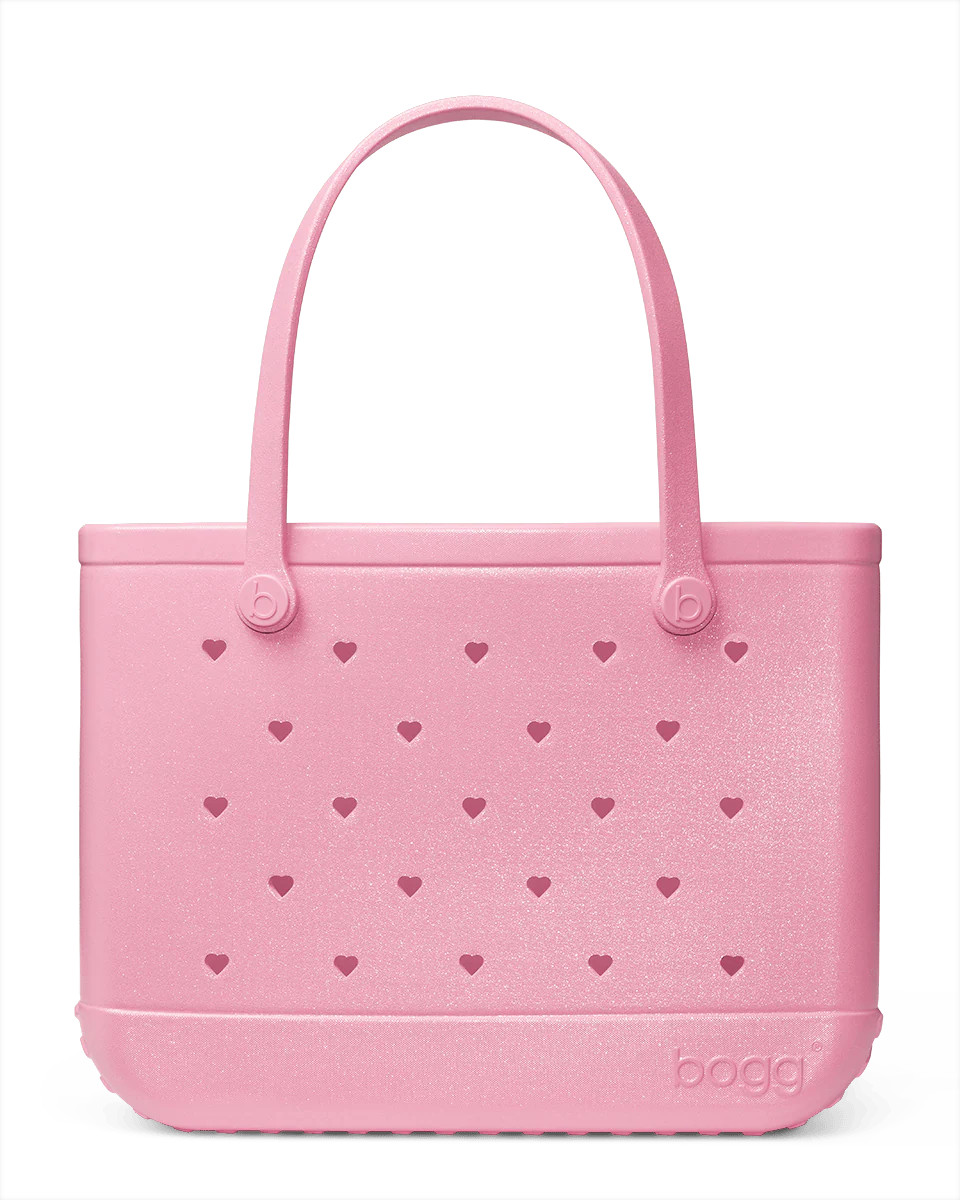 Original Bogg® Bag - Heart Shimmer BUBBLEGUM | Bogg Bag