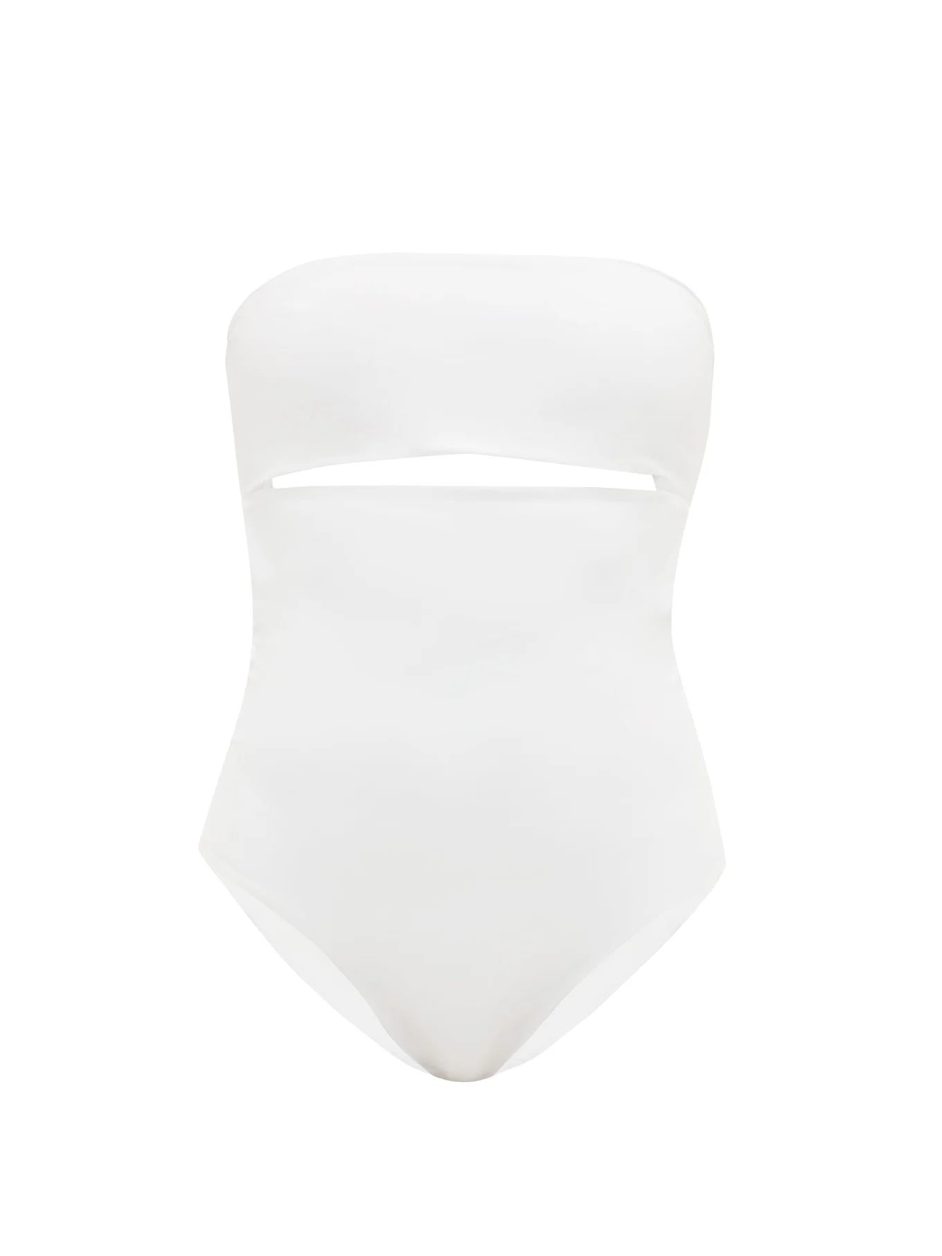 Jade SwimHighlight strapless cutout swimsuit | Matches (US)