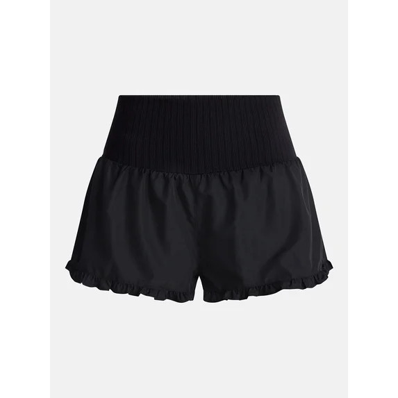 No Boundaries Ruffle Hem Shorts, 2" Inseam, Women's XXS-XXL | Walmart (US)