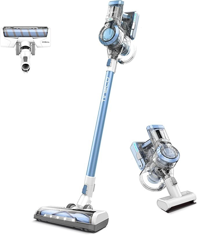 Tineco A11 Tango Cordless Stick Vacuum Cleaner, 120W Strong Suction 2 Powered Cleaner Head for Ha... | Amazon (US)