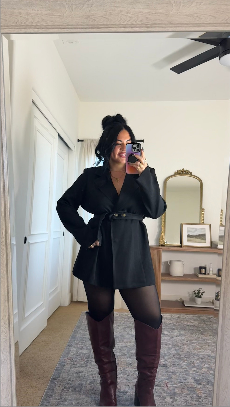 i’m a size 12! it runs a bit big imo so keep that in mind 🫶🏼 

 

#LTKgrwm #LTKootd #LTKMidsize