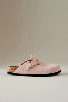 Birkenstock Boston Suede Clogs | Anthropologie (EU)