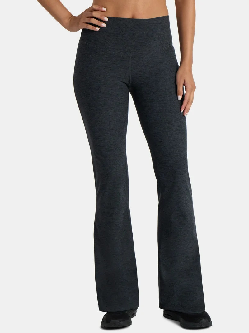 Athletic Works Women's and Women's ButterCore Flare Pants, Sizes XS-4X - Walmart.com | Walmart (US)