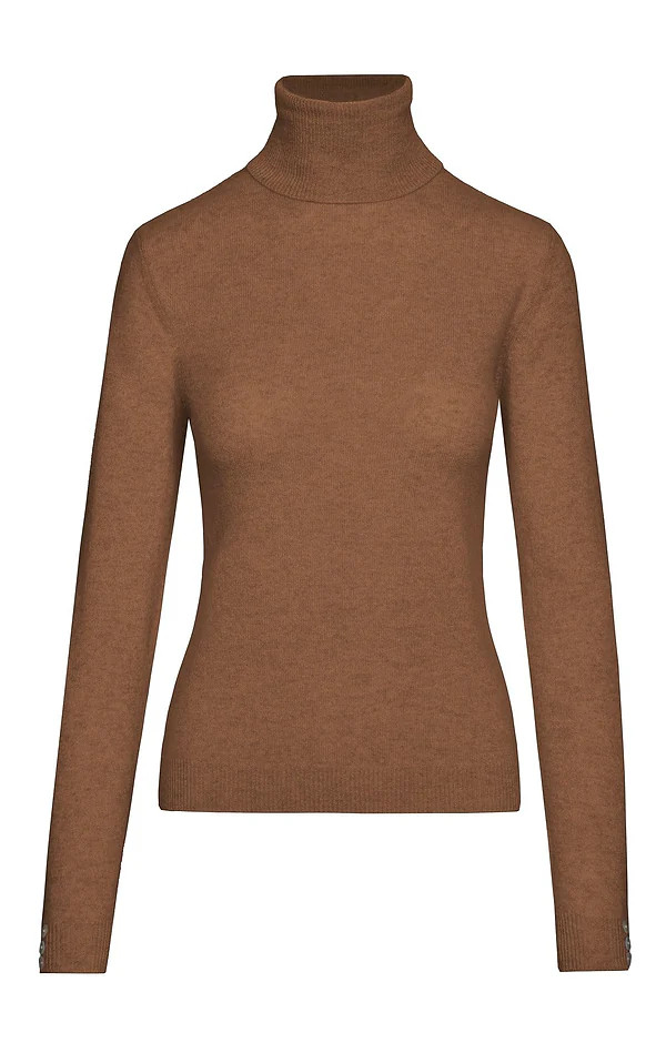 Ladies Cashmere Roll Neck | The House of Bruar