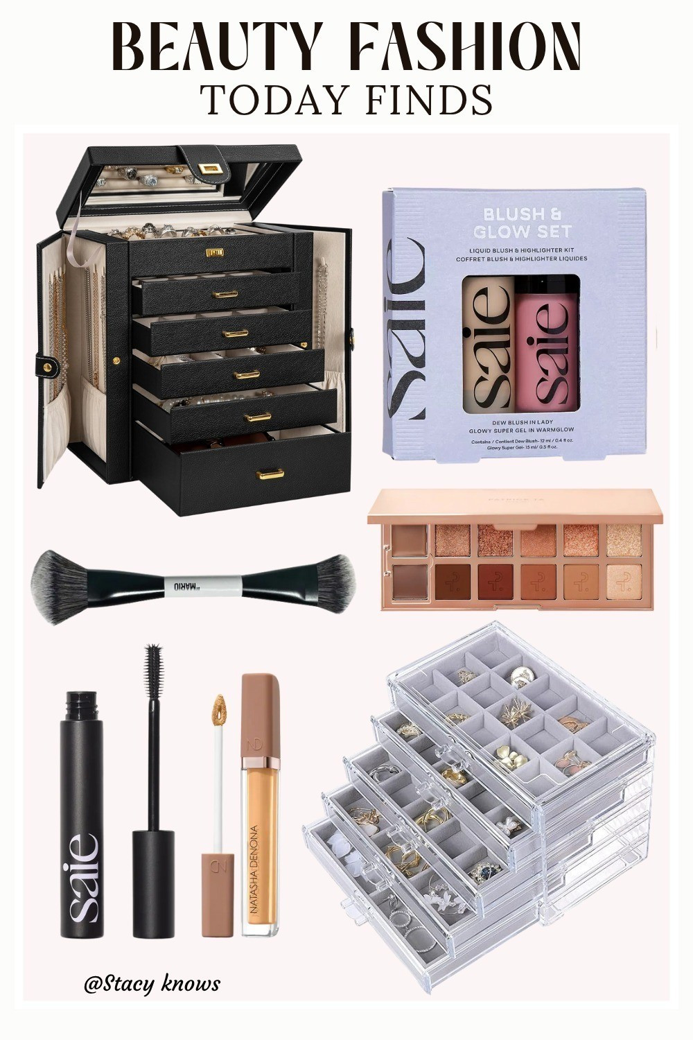 Time for a mini beauty & fashion haul! Sharing my new jewelry organizer box to keep your sparkle safe, plus the most perfect Blush & Glow Set and my favorite mascara of the moment! Everything linked on my LTK! #LTKbeauty #LTKstyletip #BeautyFinds #MakeupMustHaves #JewelryOrganizer #BlushAndGlow #Mascara #BeautyHaul #Organization #FashionAccessories #ShopNow

#LTKselfcare #LTKBeauty #LTKOver40
