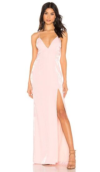Jackson Gown in Light Pink | Revolve Clothing (Global)
