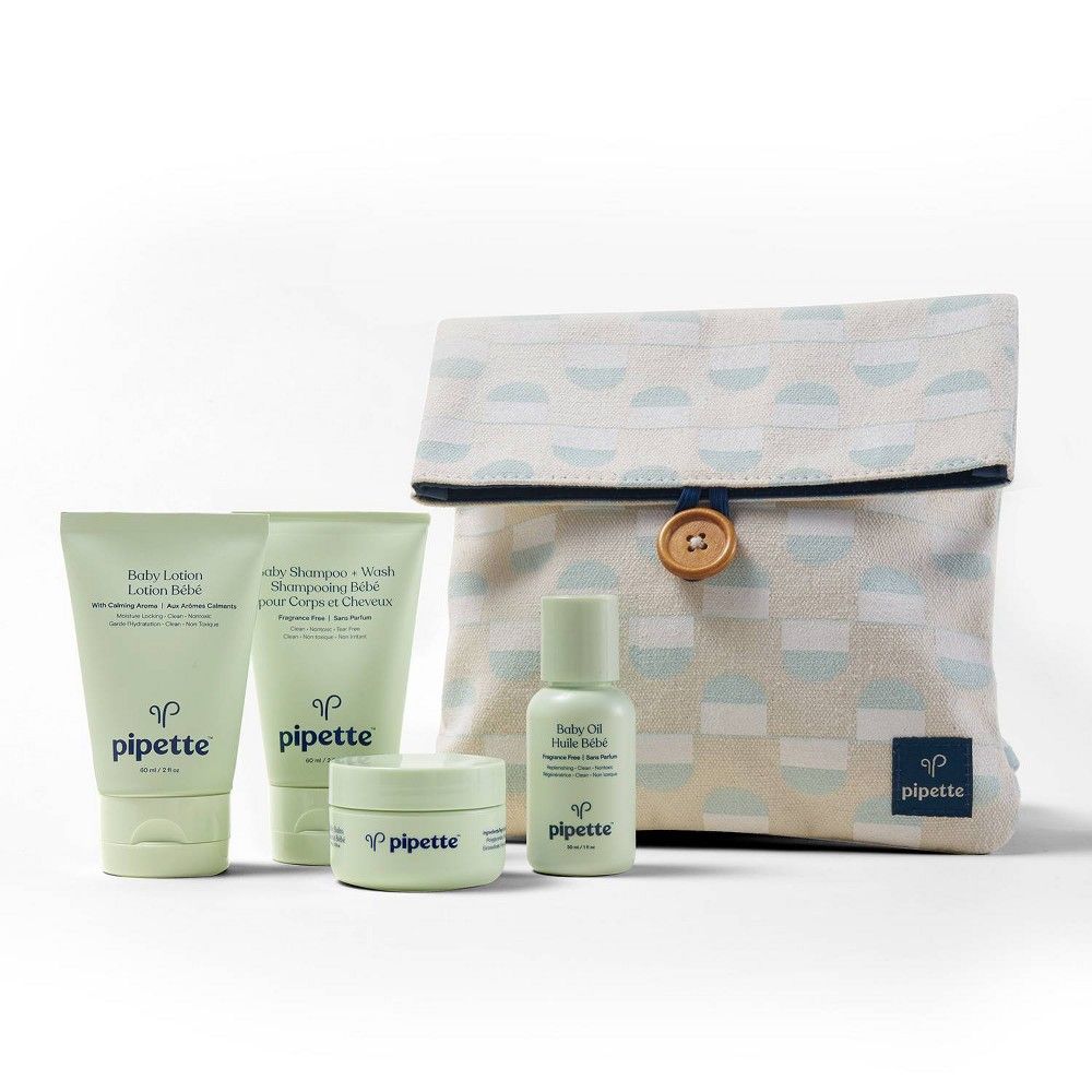 Pipette Baby Travel Bath And Body Gift Set - 4pc | Target