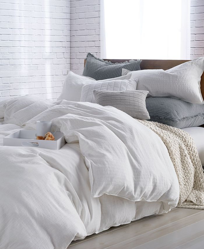 DKNY PURE Comfy Cotton Full/Queen Duvet Cover & Reviews - Duvet Covers & Sets - Bed & Bath - Macy... | Macys (US)