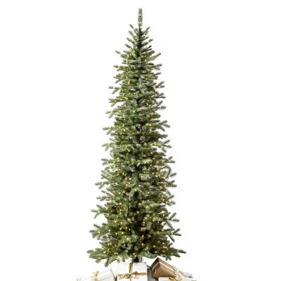 Balsam Hill 7.5 ft Clear Fairy LED Cathedral Fir Artificial Christmas Tree | Target