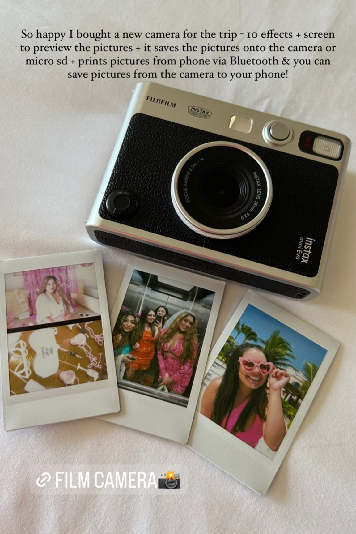 Instax Mini Evo Instant Film Camera - Black : Target