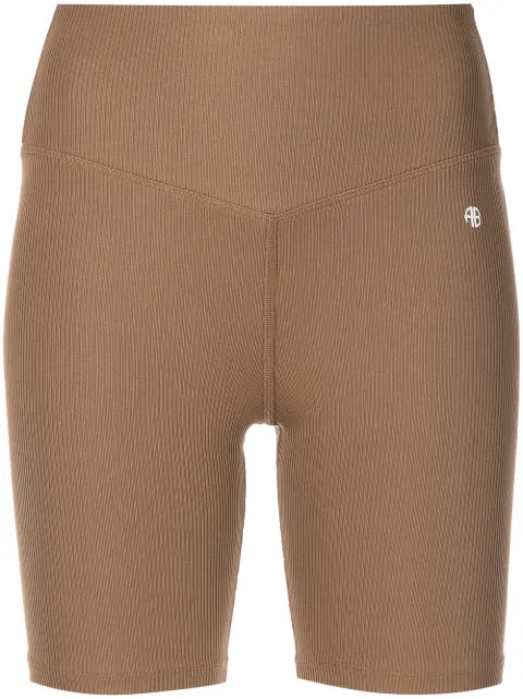 ANINE BING Blake Biker Short - Farfetch | Farfetch Global