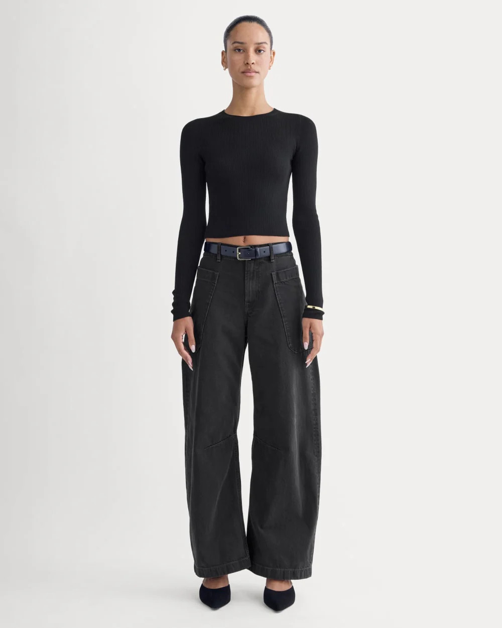 The Gardener Pull-On Jean | Washed Black | Everlane