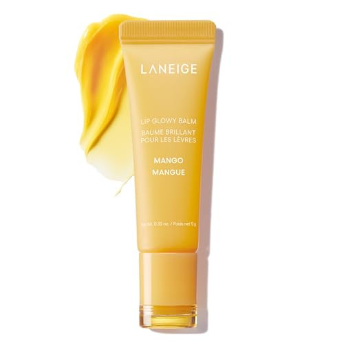 LANEIGE Lip Glowy Balm, Mango: Sheer Tinted Lip Moisturizer with Shea Butter, for Hydrating Shine & Soft Lips | Amazon (US)