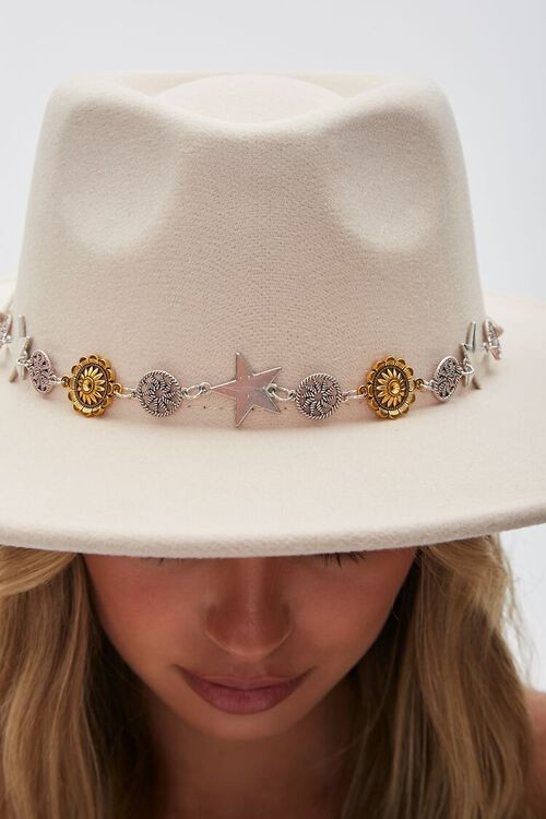 Star & Flower Charm-Trim Fedora | Forever 21 | Forever 21 (US)