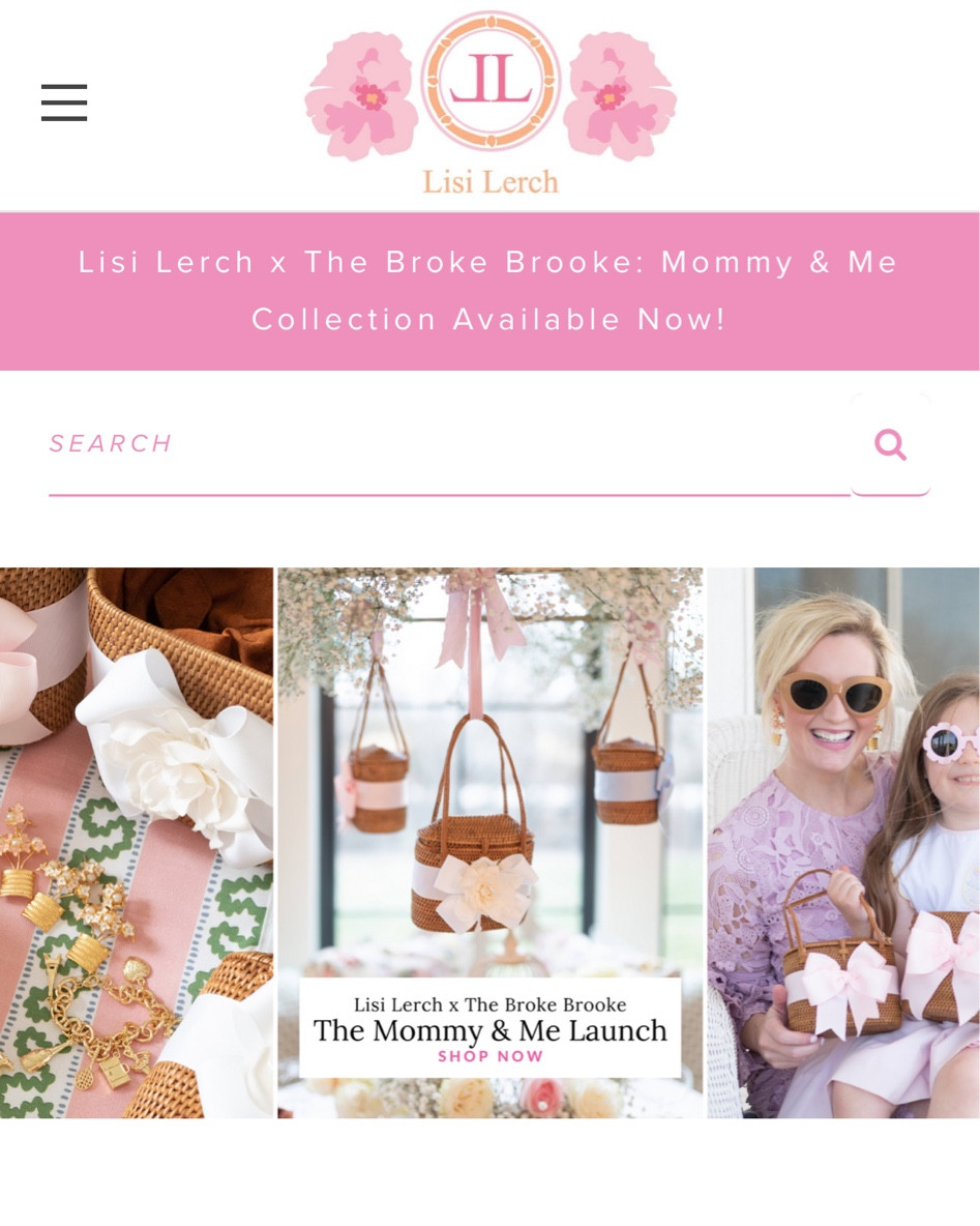 The Broke Brooke x Lisi Lerch Mommy & Me Collection for Mother’s Day launching Thursday April 13th!! 

#mothersday #charmbracelets #mommyandmepurses #handbags #mothersdaygifts #mum #rattanbags #earrings #grandmillennial 
