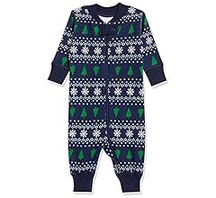 Moon and Back by Hanna Andersson Unisex Toddler Kids One-Piece Holiday 100% Cotton Footless Pajam... | Amazon (US)