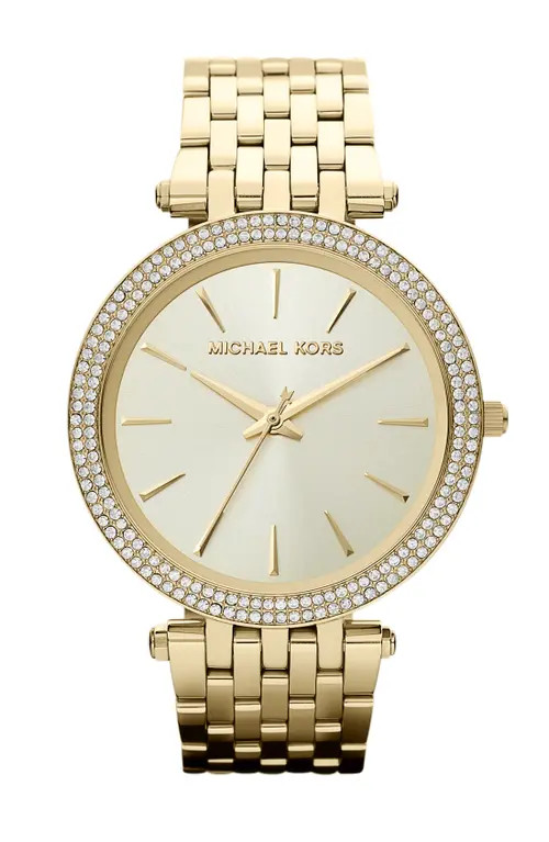 Michael Kors 'Darci' Round Bracelet Watch, 39mm in Gold at Nordstrom | Nordstrom