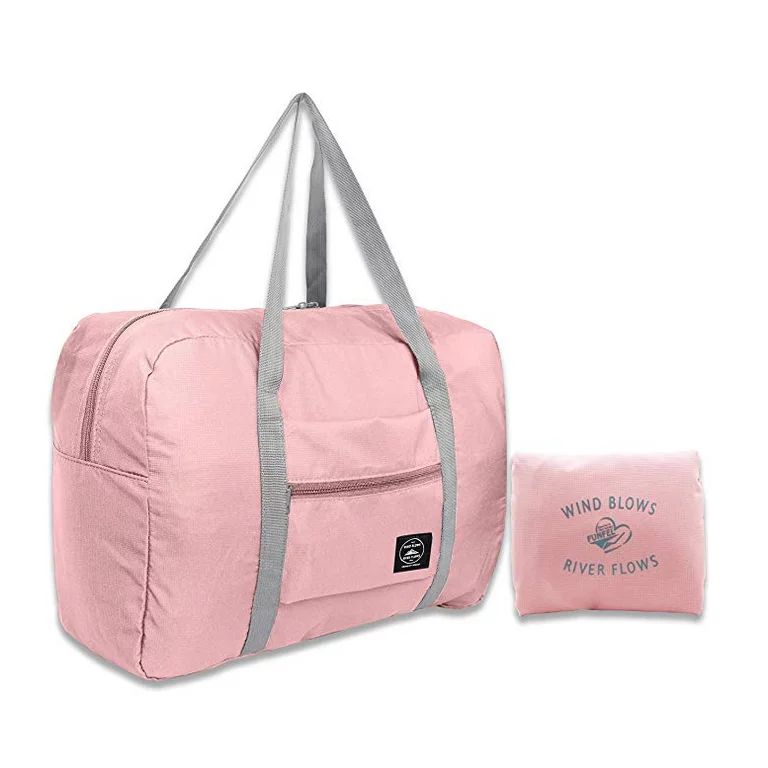 LNKOO Fashion Travel Foldable Duffel Bag, Lightweight Waterproof Luggage Travel Bag for Women and... | Walmart (US)