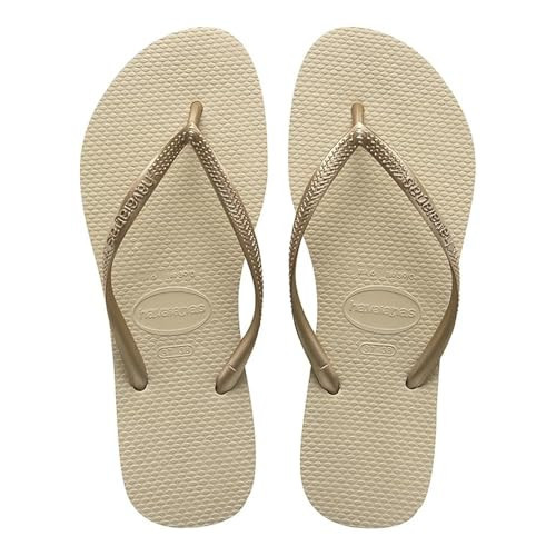Havaianas Schuhe Slim Sand Grey-Light Golden (4000030.2719) 37/38 Beige | Amazon (UK)