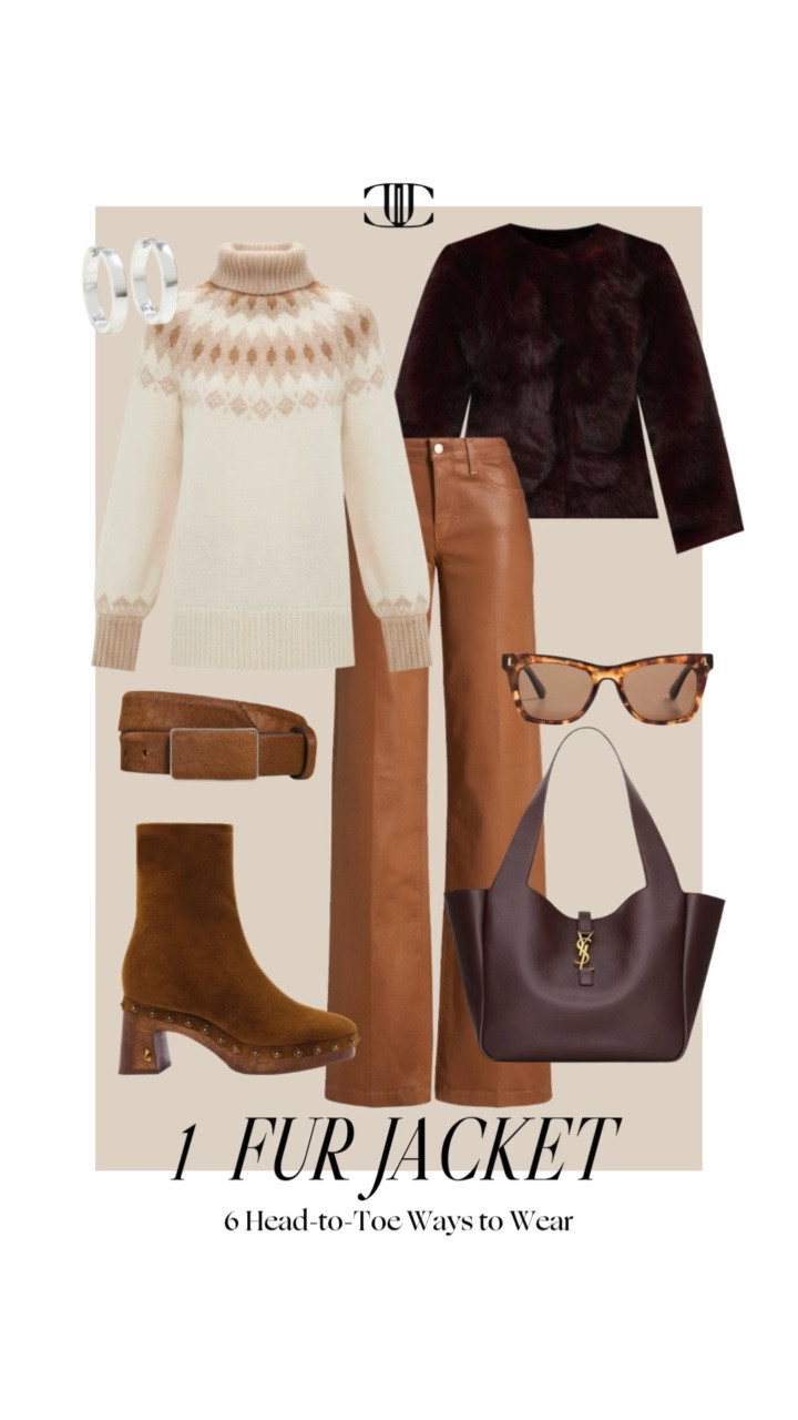 6 Ways to Style a Fur Jacket This Winter ✨🧣
Meet your new winter hero piece: the faux fur jacket. I took this classic, cozy layer and styled it six completely different ways—from polished office looks to weekend denim, feminine florals, chic monochrome, and elevated neutrals.
If you want versatility, warmth, and a touch of glamour… this is the jacket of the season.

Think winter florals with tall boots, tonal knits with texture, polished trousers for a dressier moment, and denim looks that feel effortlessly cool. Each outfit is wearable, warm, and easy to recreate with pieces you may already own.

👉 Save this post for winter outfit inspiration
👉 Shop every look on my LTK

#LTKHoliday #LTKOver40